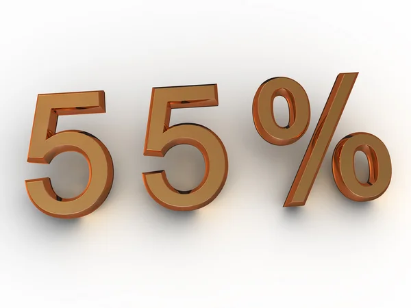 Porcentaje. — Foto de Stock