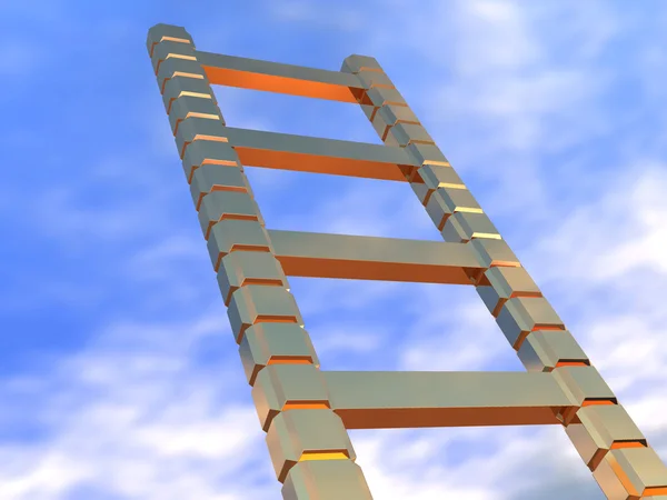 Ladder in de hemel — Stockfoto