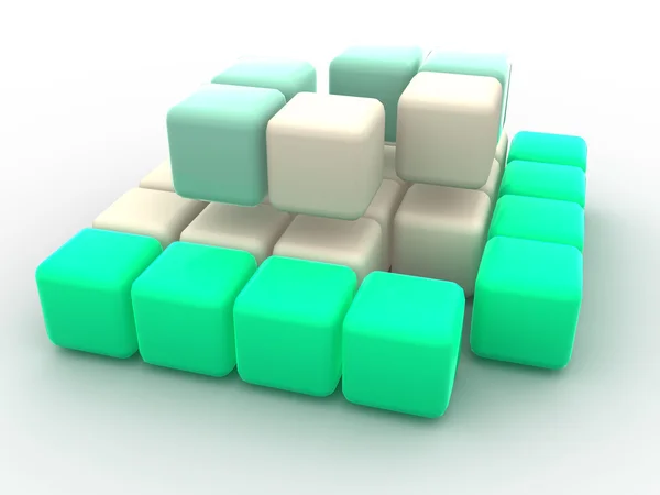 Krabice. 3D — Stock fotografie