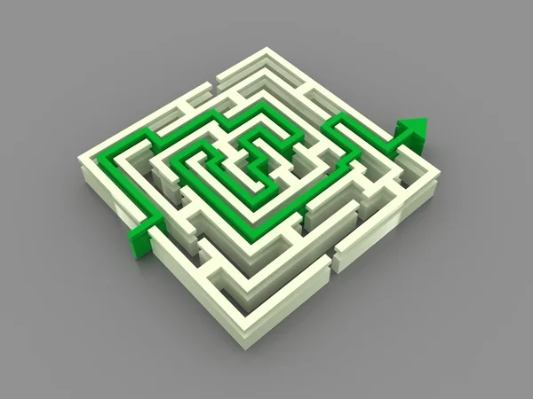 Labyrint — Stockfoto