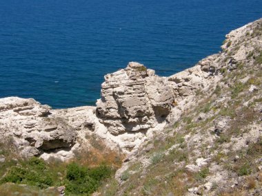 Deniz kıyısında. Batı Kırım. tarhankut