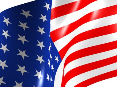 The American flag clipart