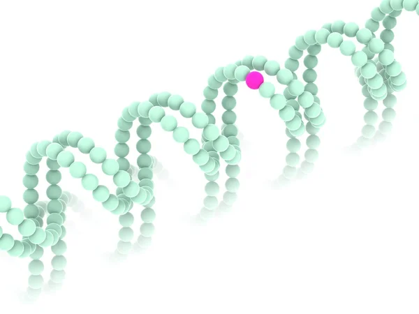 Γονίδιο στο dna — Φωτογραφία Αρχείου