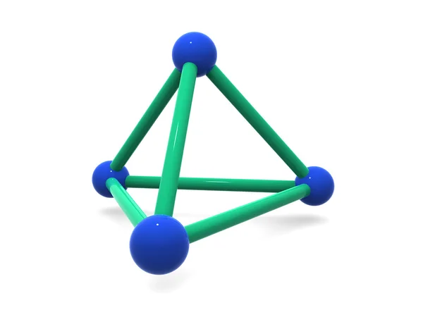 Molekulární struktura. — Stock fotografie