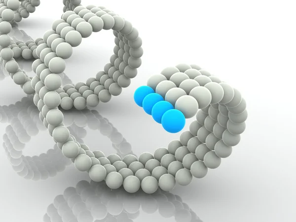 Gen en el ADN — Foto de Stock