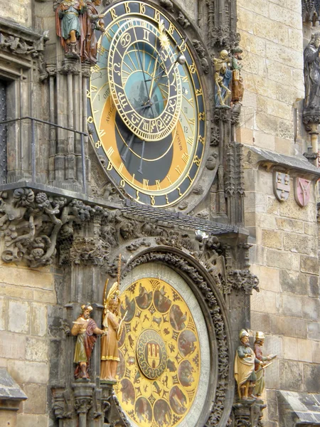 時計。プラハ。チェコ共和国 — ストック写真