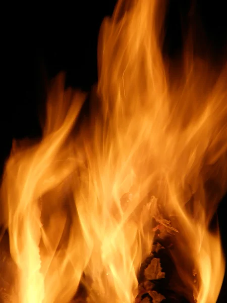 Plameny a oheň — Stock fotografie