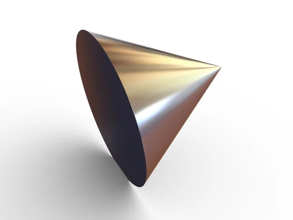 Тривимірна конуса. 3D — стокове фото