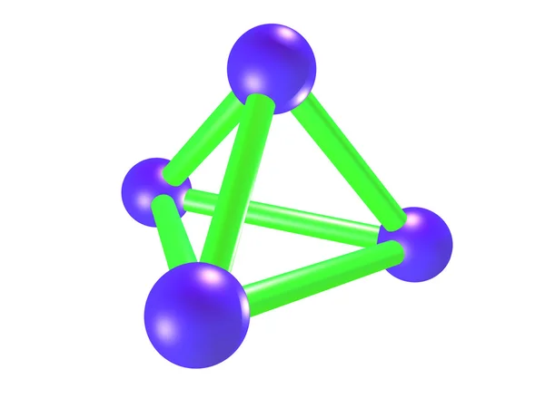 Molekulární struktura. — Stock fotografie