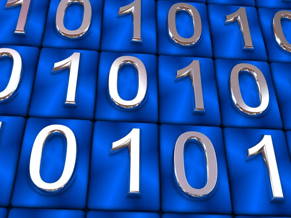 stock image Binary code.