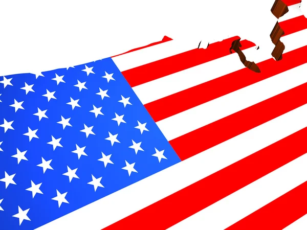 Az amerikai zászló — Stock Fotó