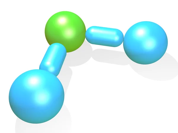 Vattenmolekyl — Stockfoto