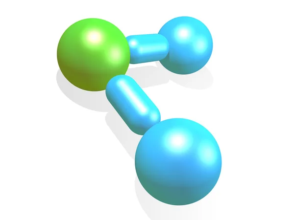 Молекула воды — стоковое фото