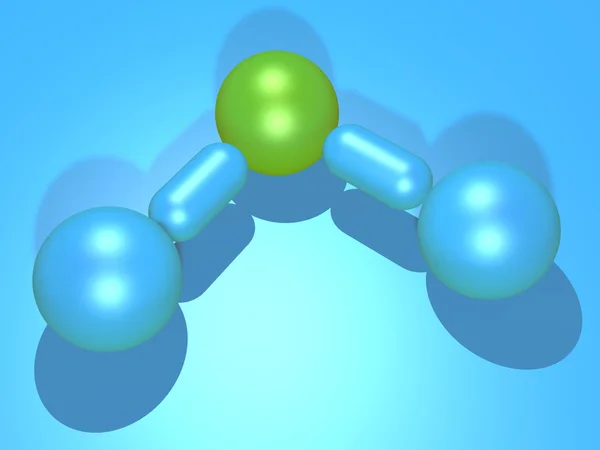 Molécula de água — Fotografia de Stock