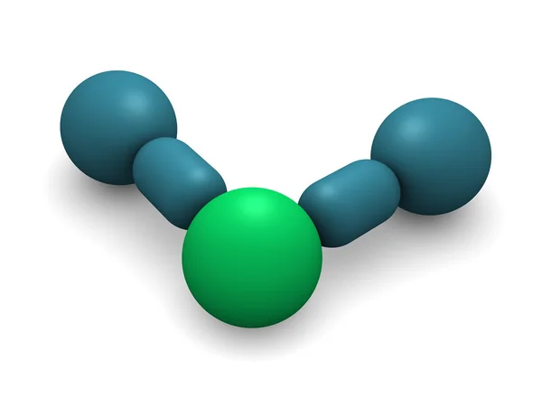 Molekula vody — Stock fotografie