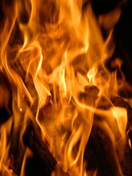 Flammen oder Feuer — Stockfoto