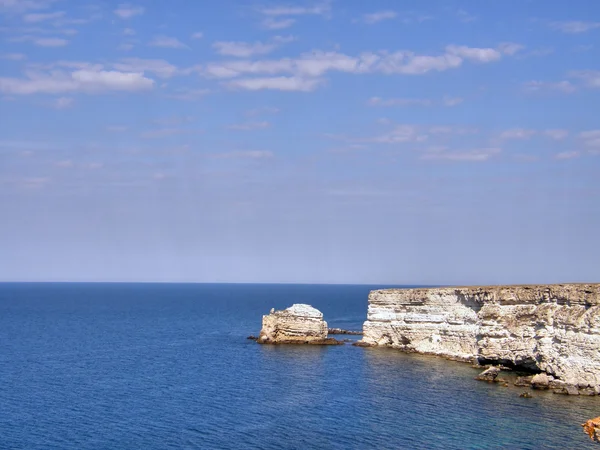 De kust van de zee. de westelijke Krim. tarhankut — Stockfoto