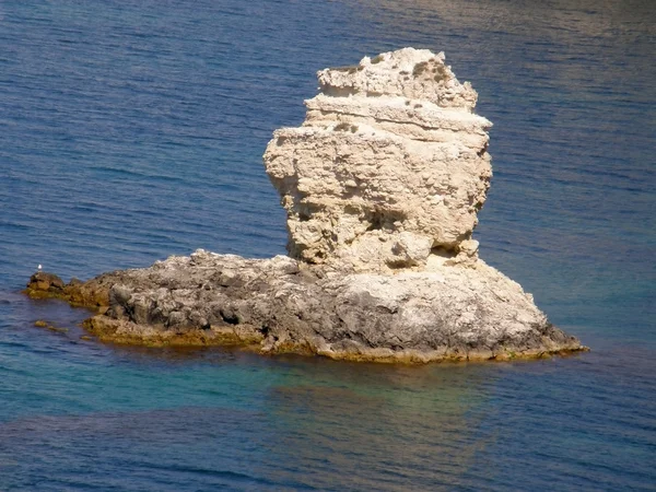 Wybrzeże Morza. Zachodni Krym. tarhankut — Zdjęcie stockowe
