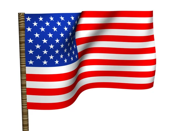 Bandeira os EUA — Fotografia de Stock