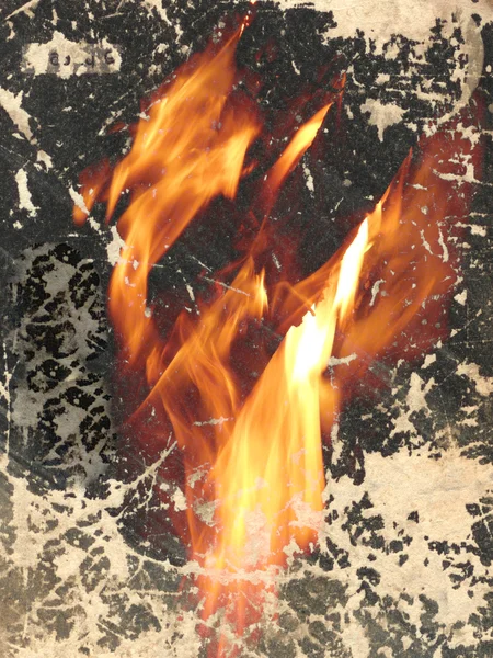 Papel y fuego —  Fotos de Stock