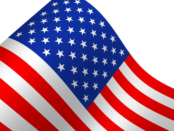 Την αμερικανική σημαία — Φωτογραφία Αρχείου