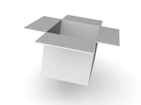 Κουτί. 3D — Φωτογραφία Αρχείου