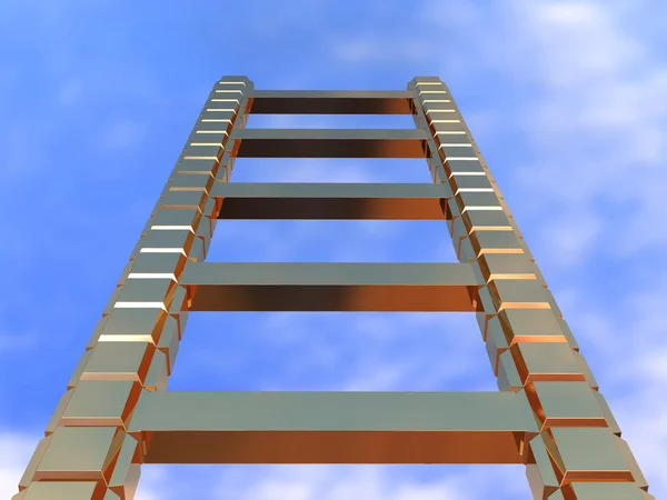 stock image Ladder in the sky