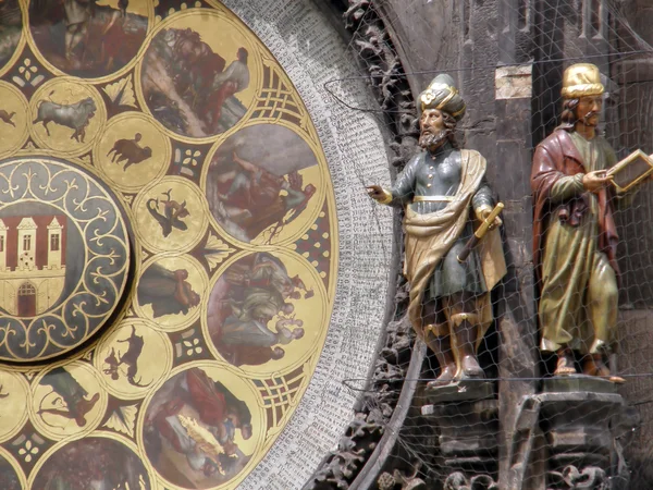 Древние часы. Прага . — стоковое фото