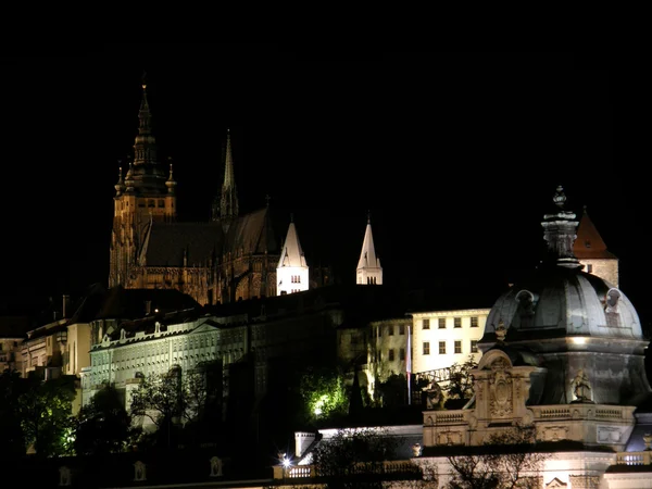 Night Prague. Old city. — Stock Photo, Image