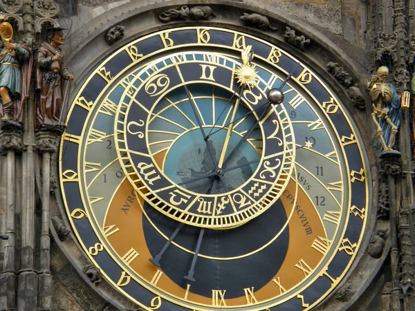 Antichi orologi. Praga . — Foto Stock