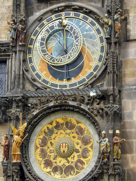 Eski saatler. Prag. — Stok fotoğraf