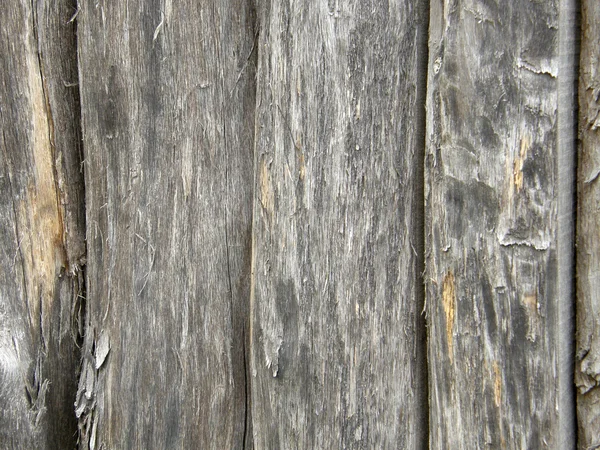 Gamla muren från trä loggar — Stockfoto