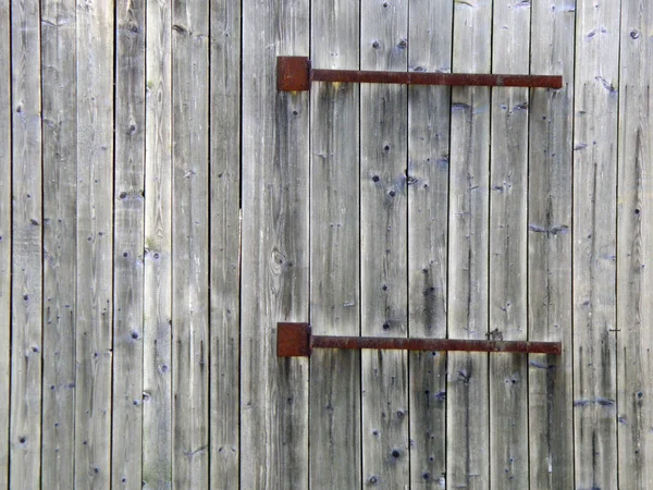 Stara drewniana brama. — Zdjęcie stockowe