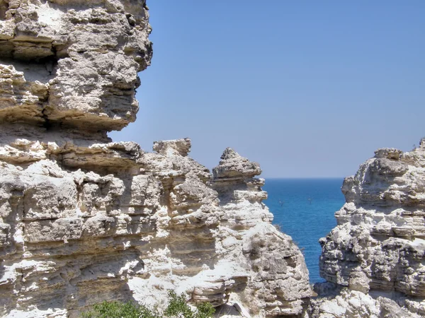 Bella costa del mare. La Crimea occidentale . — Foto Stock