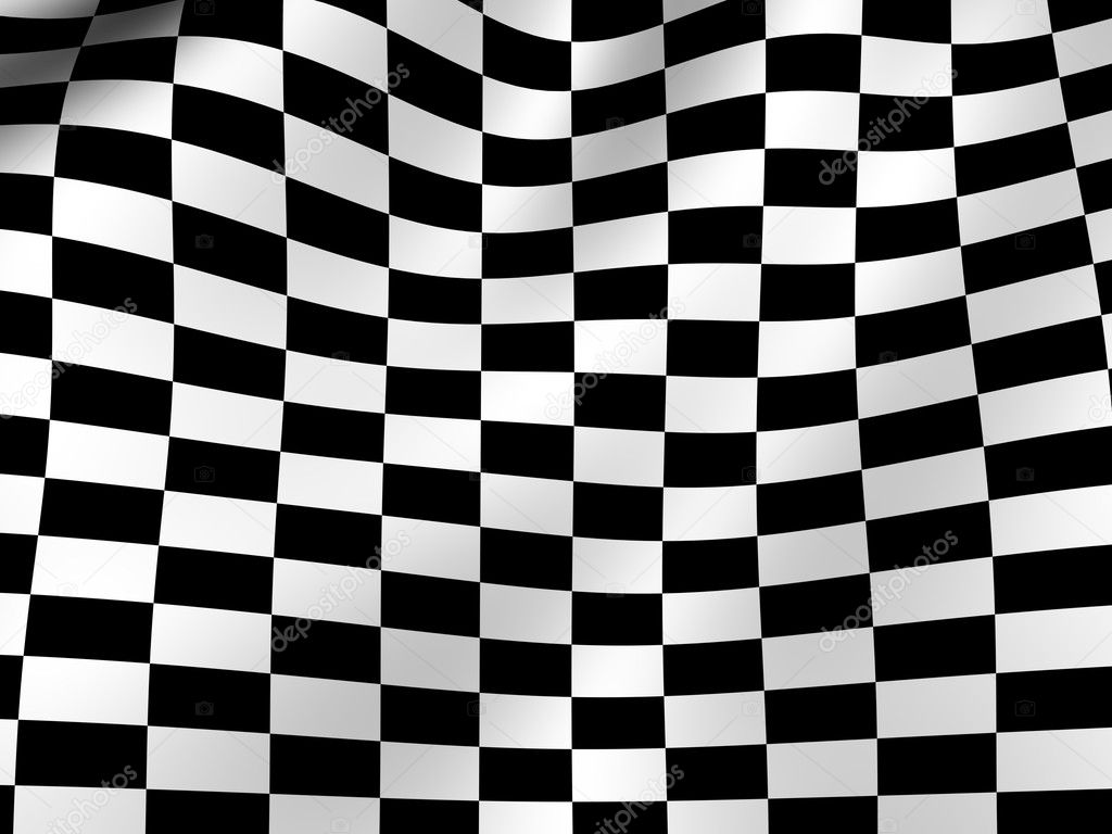 Checker background.