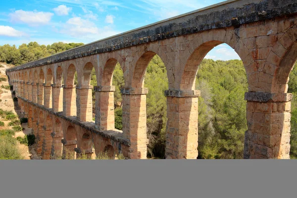 Římský akvadukt v tarragona, Španělsko — Stock fotografie