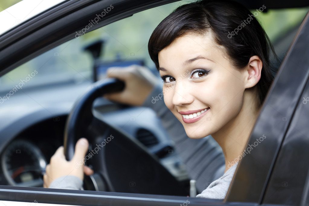 Pretty female driver Stock Photo by ©Nobilior 6957780