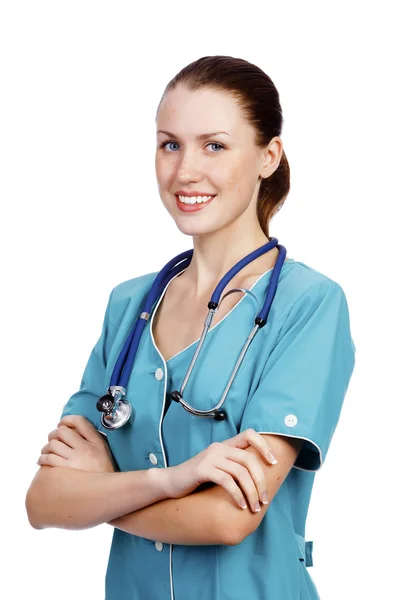 Doctor woman smiling — Stock Photo, Image