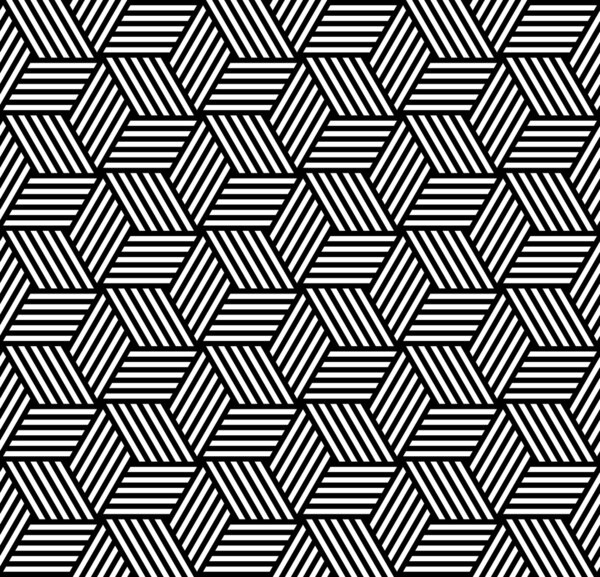 Seamless geometric pattern in op art design.
