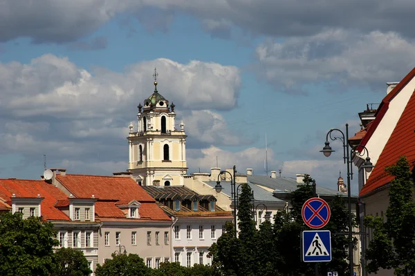Katolikus egyház, Vilnius, Litvánia. — Stock Fotó