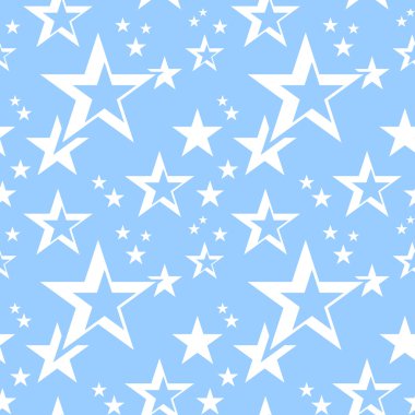 Stars seamless pattern. clipart