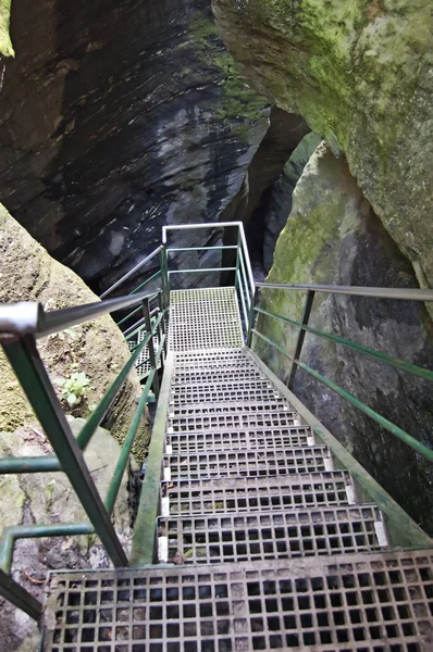 stock image Stairs to the cave