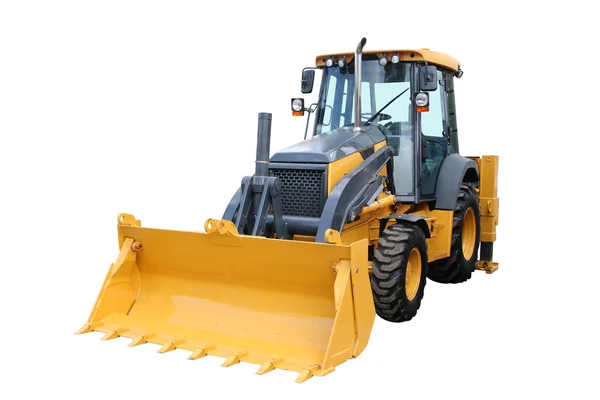 Sárga traktor — Stock Fotó
