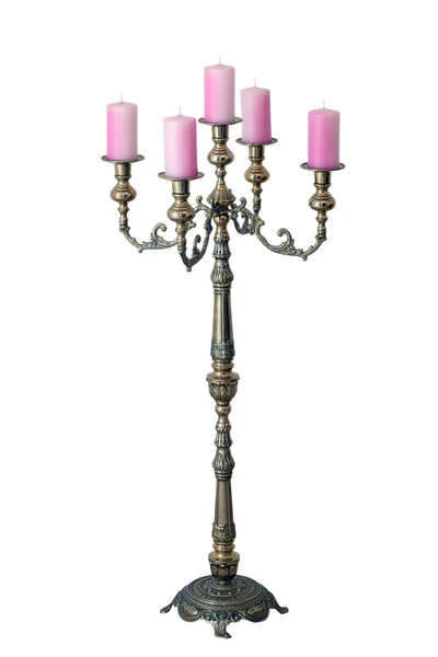 Il candeliere classico in bronzo — Foto Stock