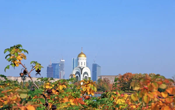 Τοπίο του πάρκου της νίκης στη Μόσχα — Φωτογραφία Αρχείου