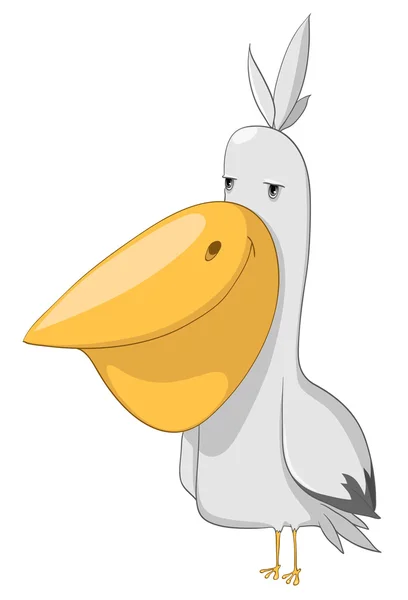 Cartoon Character Bird — Stock Vector