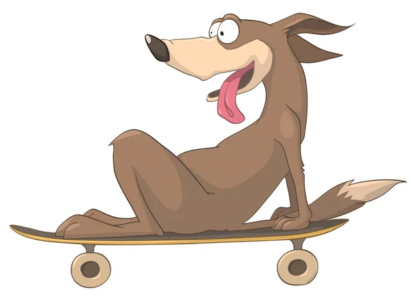 Мультфильм характер собаки — стоковый вектор