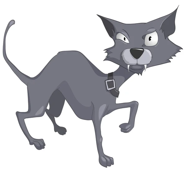 Karikatúra karakter macska — Stock Vector