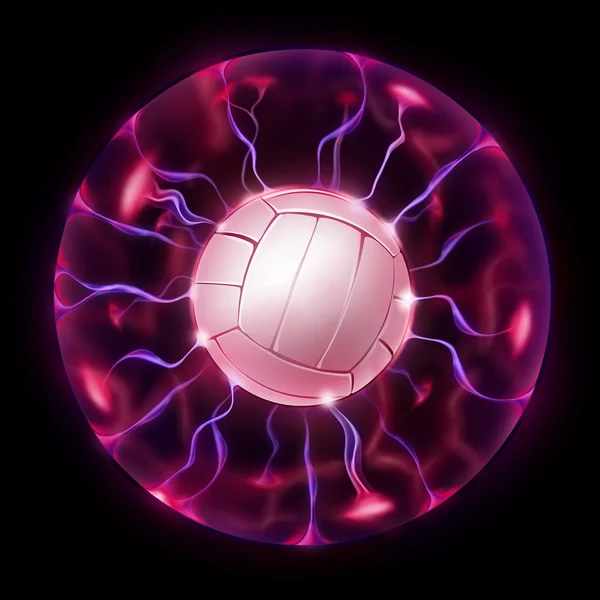 Volejbalový míč kolo — Stock fotografie