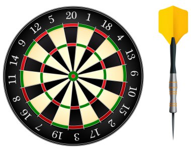 Darts Board clipart